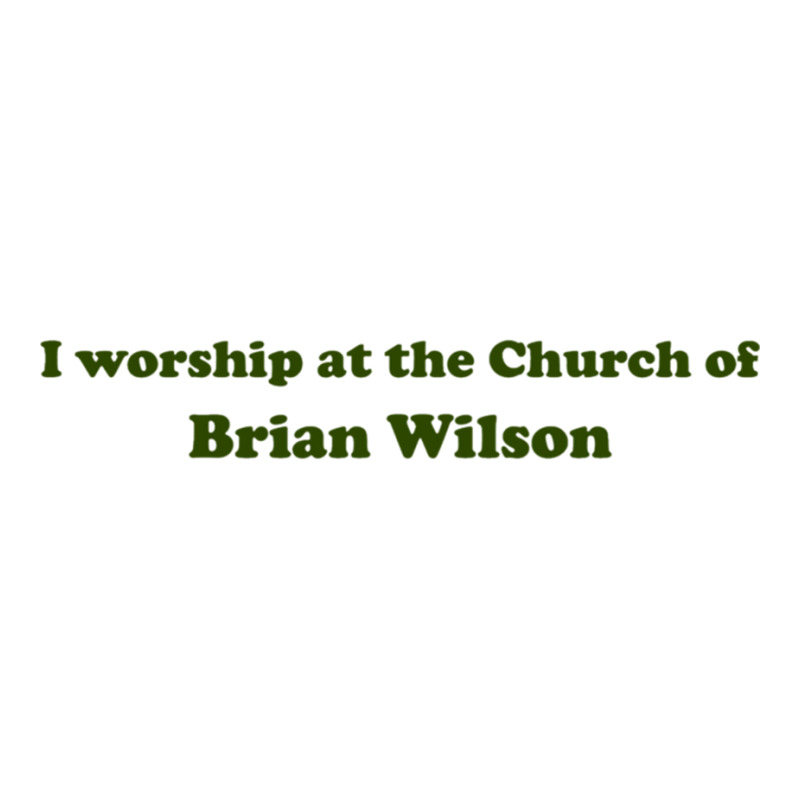 I Worship At The Church Of Brian Wilson Crewneck Sweatshirt by GREGUFFMAN | Artistshot