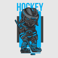 Hockey Man Blue And Gray Hoodie & Jogger Set | Artistshot