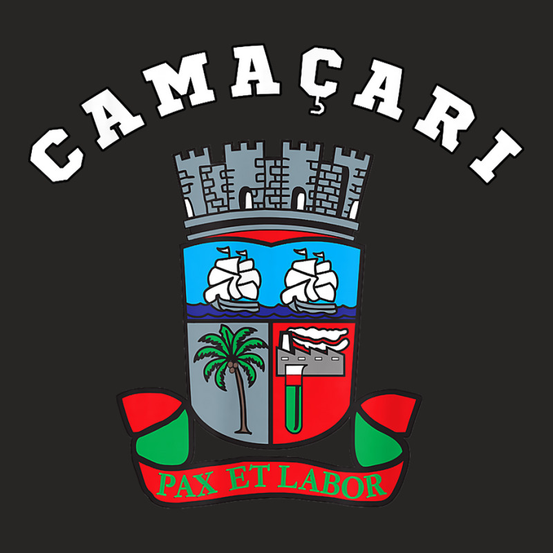 Camaçari Coat Of Arms Flag National Pride Gift Souvenir T Shirt Ladies Fitted T-Shirt by enaqr0esch | Artistshot