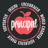 World Changer School Principal Appreciation Women's Triblend Scoop T-shirt | Artistshot