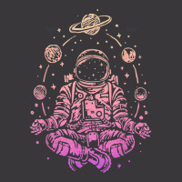 Meditating Astronaut Planets Colorful Lotus Women Meditation Ladies Curvy T-shirt | Artistshot