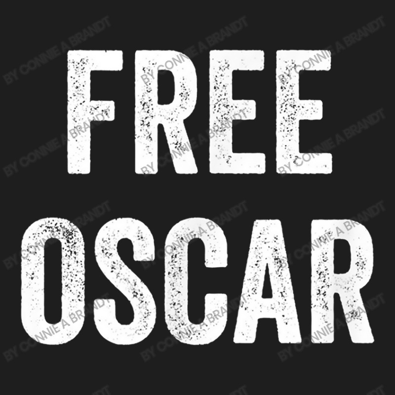 Free Oscar, Support Oscar's Release From Prison, Locked Up Classic T-shirt by Connie A Brandt | Artistshot