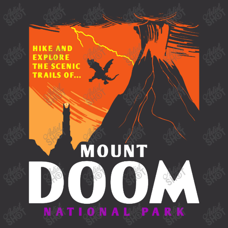 Mount Doom National Park Vintage Hoodie | Artistshot