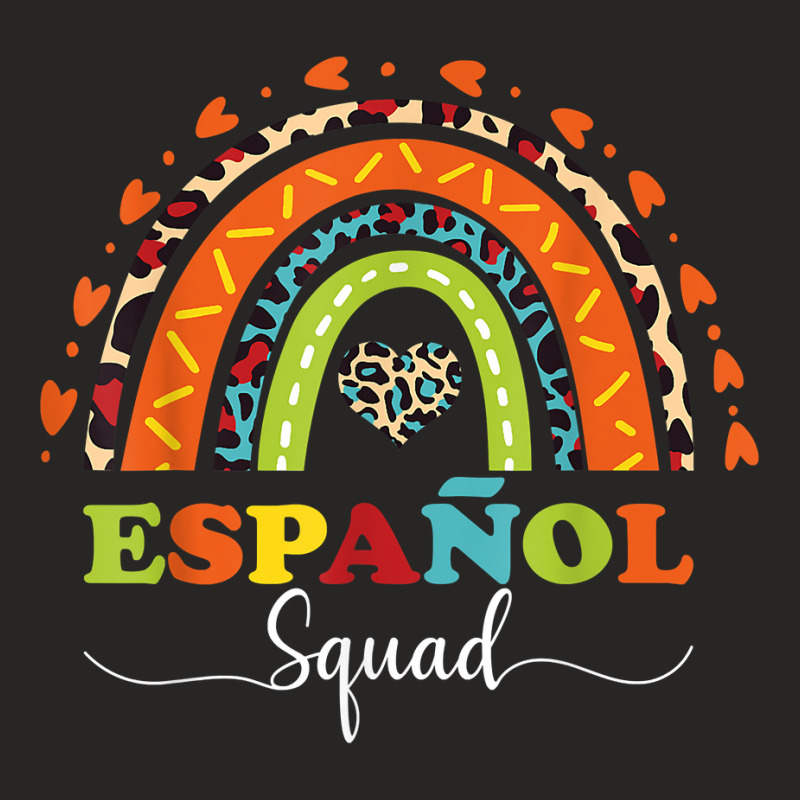 Espanol Squad Bilingual Spanish Teacher Back To School 2022 T Shirt Ladies Fitted T-Shirt by alaizws | Artistshot