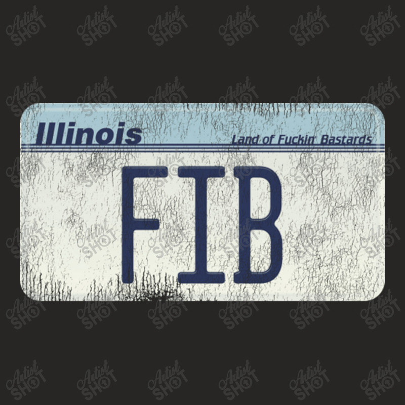 Illinois Fib License Ladies Fitted T-Shirt by TerriBeverly | Artistshot