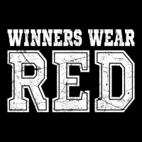 Winners Wear Red Color Team Spirit Game War Camp Parent Crew Cropped Hoodie | Artistshot