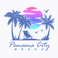 Panama City Beach Florida Vacation Trip Retro Vintage Sunset Pullover  T-shirt | Artistshot