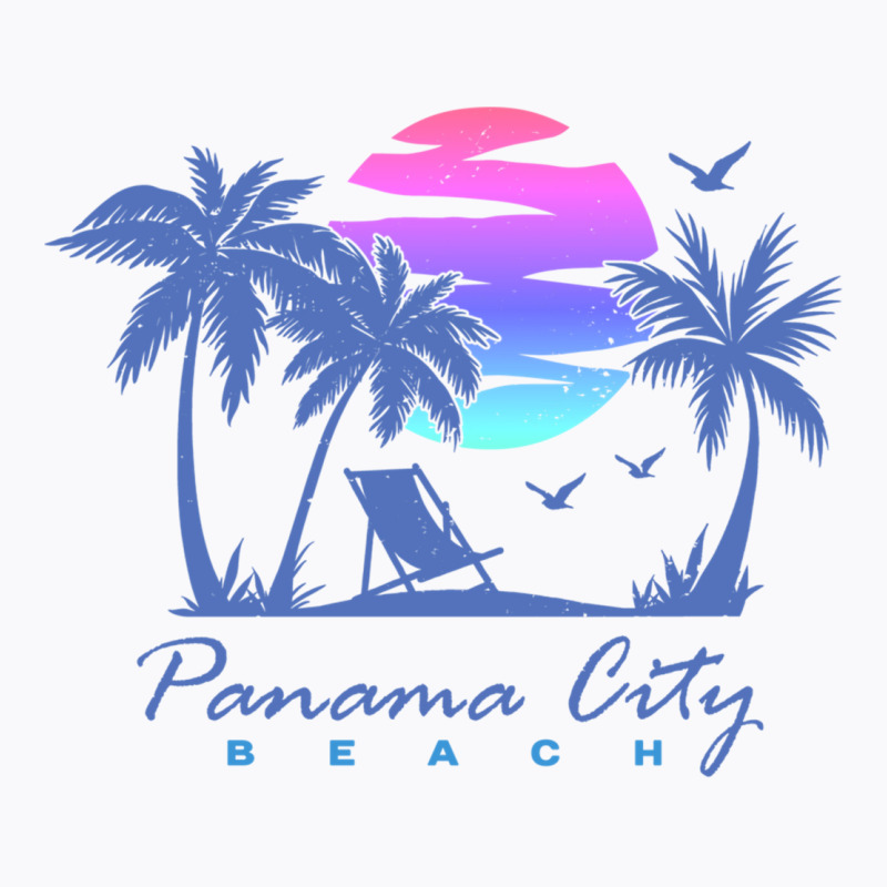 Panama City Beach Florida Vacation Trip Retro Vintage Sunset Pullover  T-Shirt by ReginaldLewisMay | Artistshot