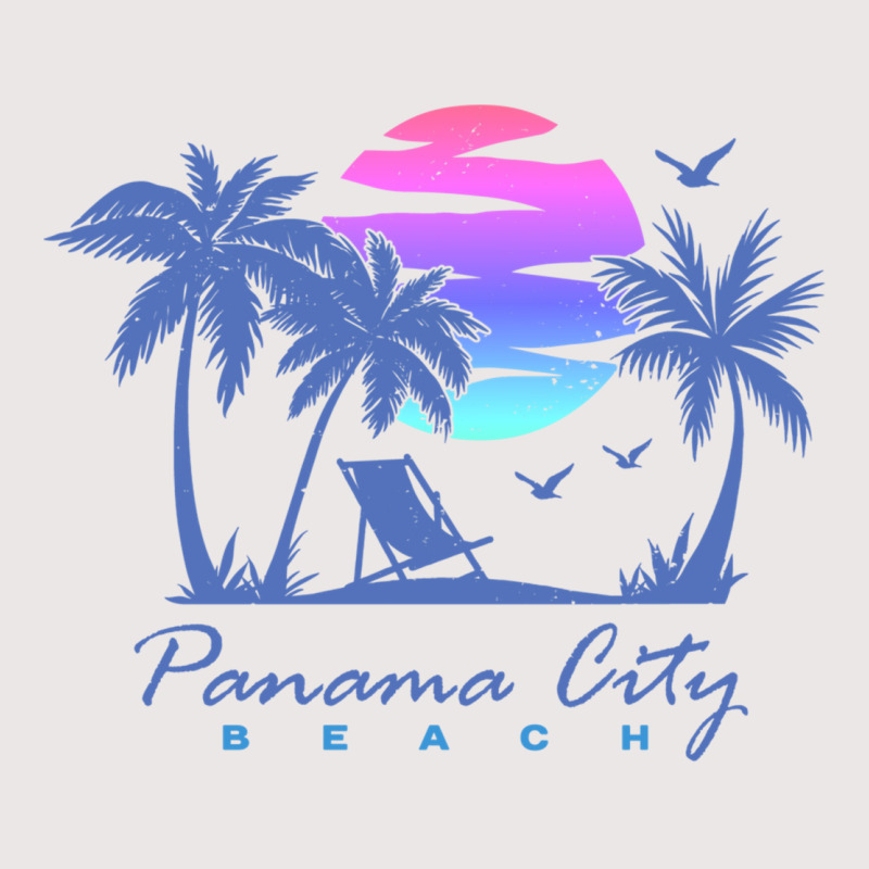 Panama City Beach Florida Vacation Trip Retro Vintage Sunset Pullover  Pocket T-Shirt by ReginaldLewisMay | Artistshot