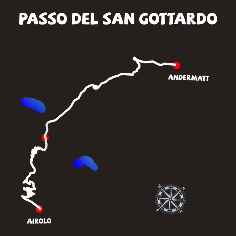 Gotthardpass Serpentine Switzerland Passo Del San Gottardo T Shirt Tank Top | Artistshot