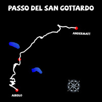 Gotthardpass Serpentine Switzerland Passo Del San Gottardo T Shirt V-neck Tee | Artistshot