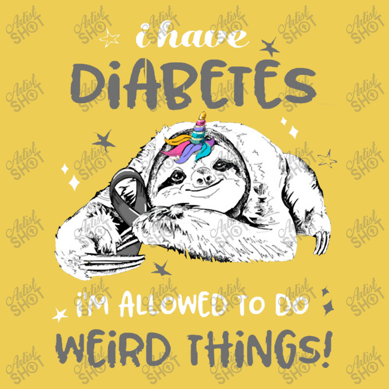 Diabetes Awareness   I Have Diabetes I'm Allowed To Do Weird Baby Bibs by jimmymarquita | Artistshot