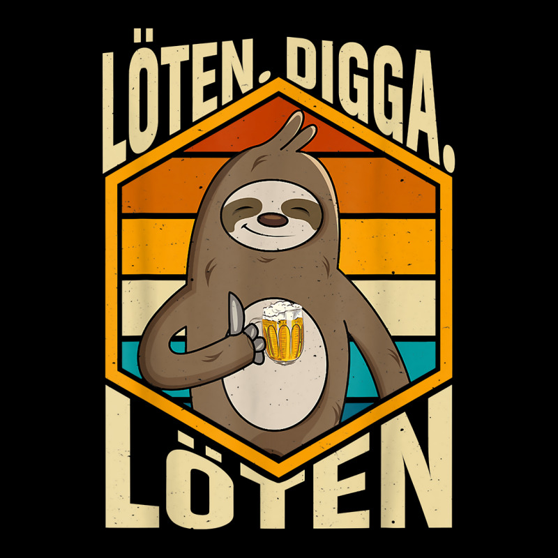 Funny Funny Sloth Beer Soldering. Digga. Soldering T Shirt Long Sleeve Shirts | Artistshot