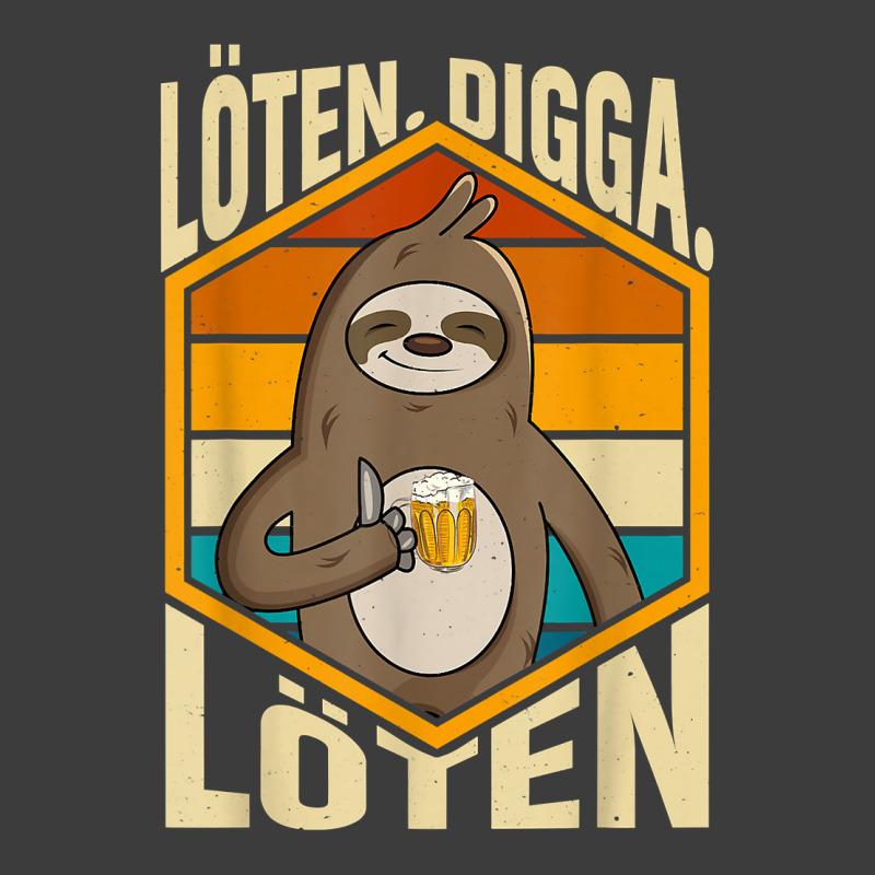 Funny Funny Sloth Beer Soldering. Digga. Soldering T Shirt Men's Polo Shirt | Artistshot