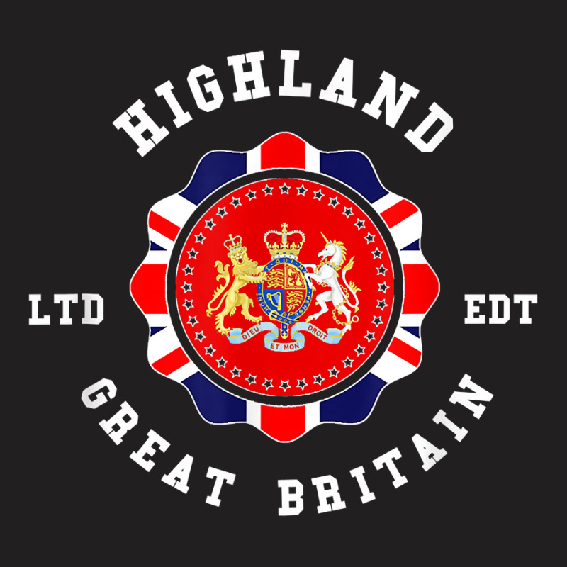 Highland Great Britain British Pride Vintage T Shirt T-shirt | Artistshot