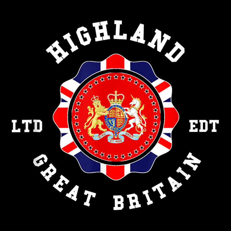 Highland Great Britain British Pride Vintage T Shirt V-neck Tee | Artistshot