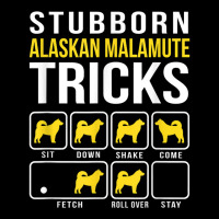 Stubborn Alaskan Malamute Tricks Funny Adjustable Cap | Artistshot