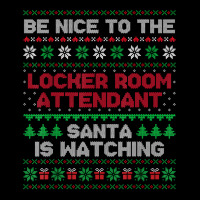 Locker Room Attendant Gift Locker Room Attendant Ugly Xmas T Shirt Adjustable Cap | Artistshot