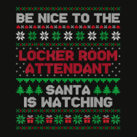 Locker Room Attendant Gift Locker Room Attendant Ugly Xmas T Shirt Scorecard Crop Tee | Artistshot