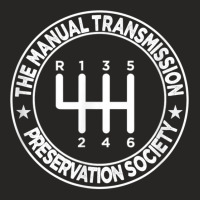 The Manual Transmission Preservation Society Ladies Fitted T-shirt | Artistshot