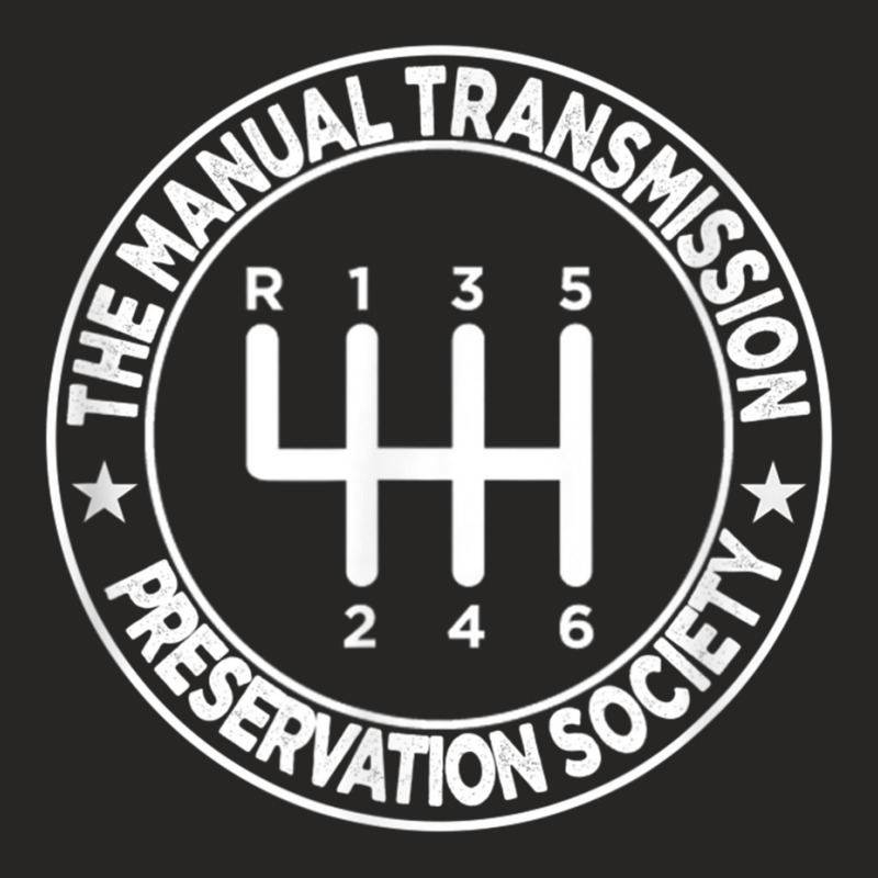 The Manual Transmission Preservation Society Ladies Fitted T-Shirt by MellieGuilbeault | Artistshot