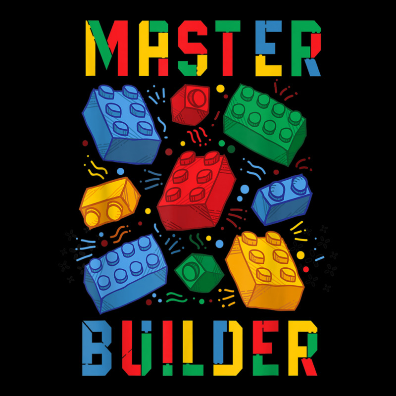 Brick Builder Funny Blocks Master Builder Pocket T-shirt | Artistshot