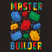 Brick Builder Funny Blocks Master Builder Tank Top | Artistshot