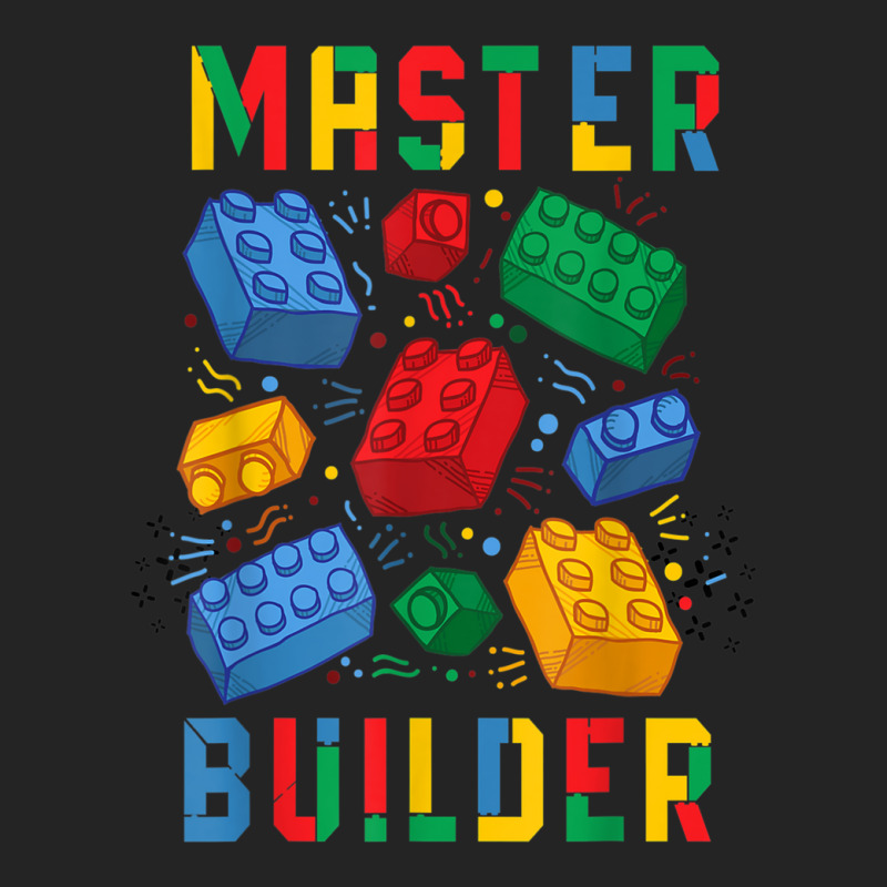 Brick Builder Funny Blocks Master Builder 3/4 Sleeve Shirt | Artistshot