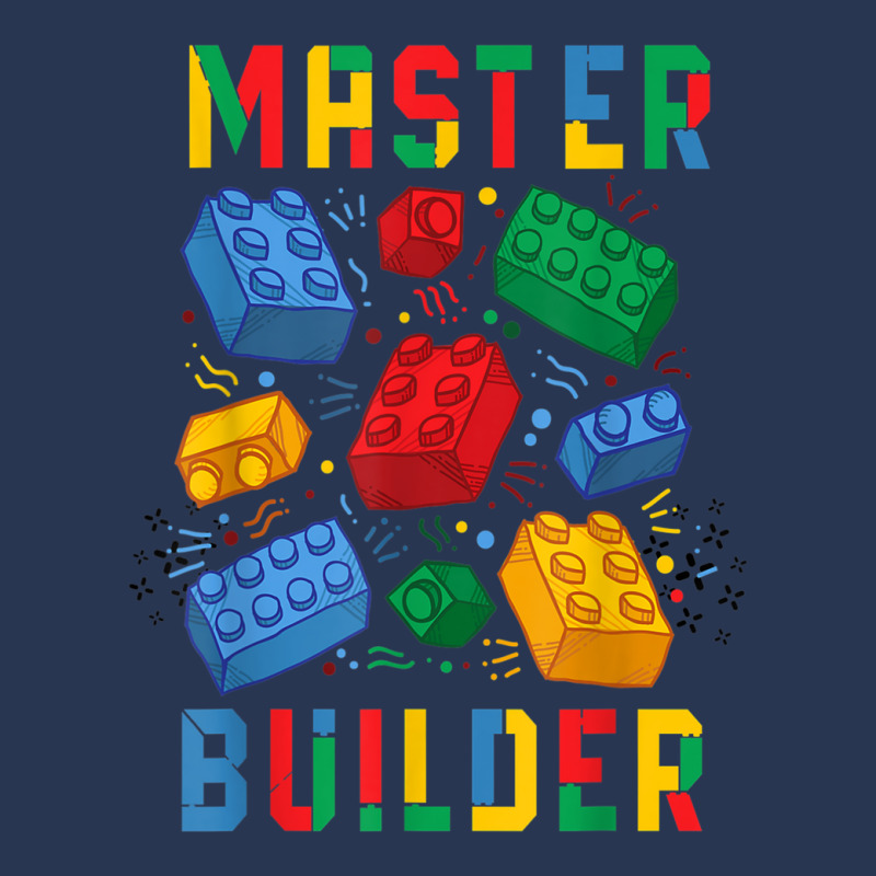 Brick Builder Funny Blocks Master Builder Men Denim Jacket | Artistshot