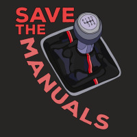 Save The Manuals Gift Ladies Fitted T-shirt | Artistshot