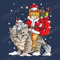 Black Cat Kitty Christmas Cat Christmas Gifts Santa Caticorn Unicorn Men Denim Jacket | Artistshot