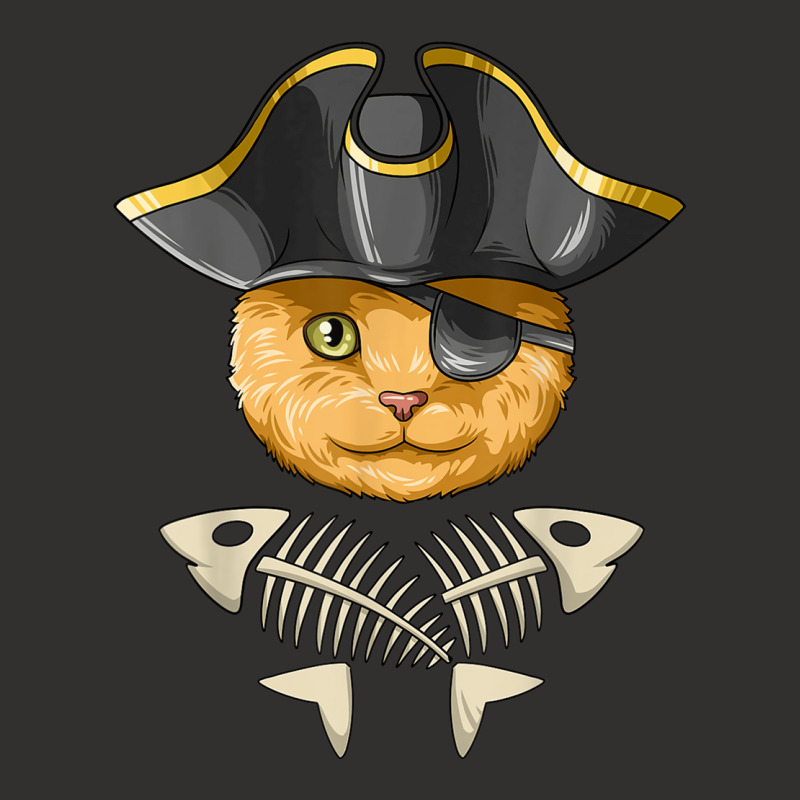 Pirate Cat Buccaneer Cat Crossbones Eye Patch Captain Cat Champion Hoodie | Artistshot