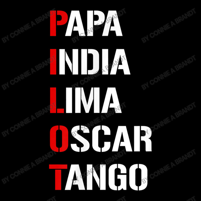 Papa India Lima Oscar Tango Phonetic Alphabet Pilot Men's 3/4 Sleeve Pajama Set | Artistshot