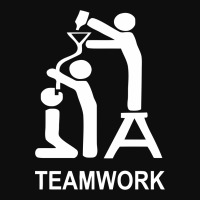 Team Work Funny Crop Top | Artistshot