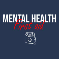 Mental Health First Aid Simple Design Ladies Denim Jacket | Artistshot