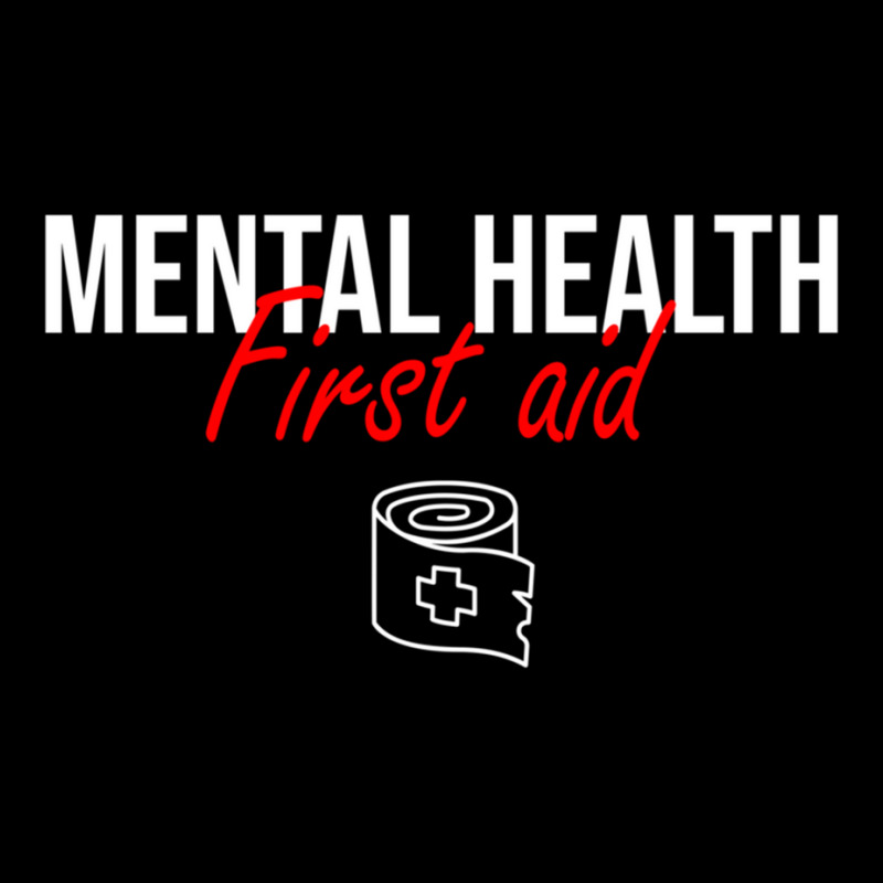 Mental Health First Aid Simple Design Lightweight Hoodie by KAYLAILSON | Artistshot