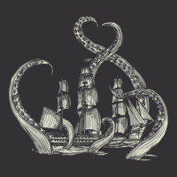 Pirate Ship Octopus Buccaneer Freebooter Crossed Bones Skull Vintage Hoodie | Artistshot