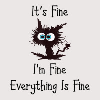 It's Fine I'm Fine Everything Is Fine Funny Cat T Shirt Pocket T-shirt | Artistshot