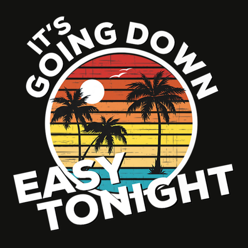 It's Going Down Easy Tonight Country Music Lyrics Scorecard Crop Tee by asongurules3 | Artistshot