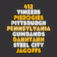 Pittsburgh 412 Jagoffs Yinzers Steel City Funny Retro Vintage Hoodie | Artistshot