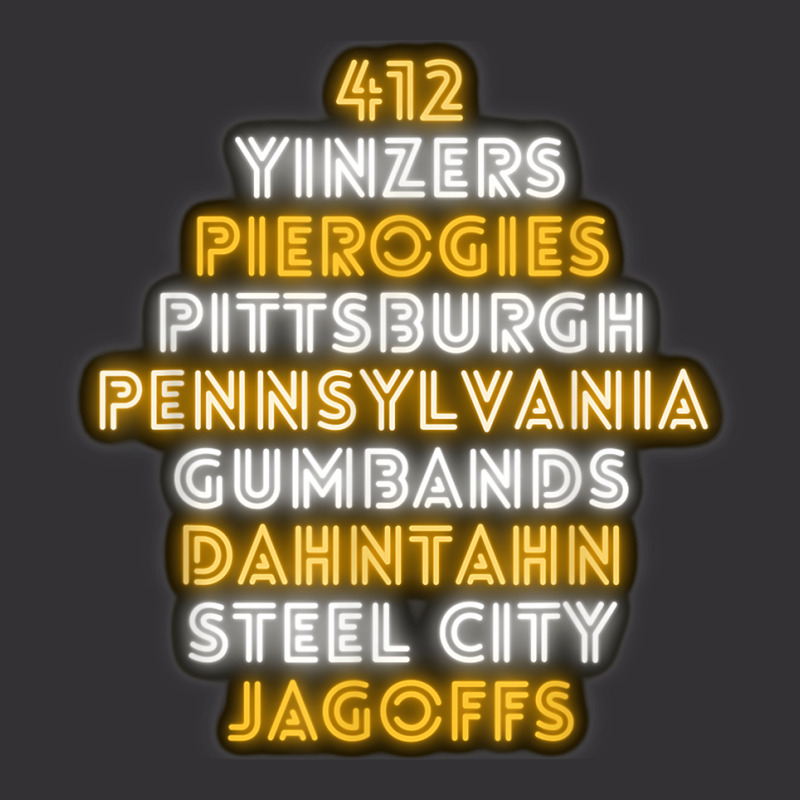 Pittsburgh 412 Jagoffs Yinzers Steel City Funny Retro Vintage Hoodie | Artistshot