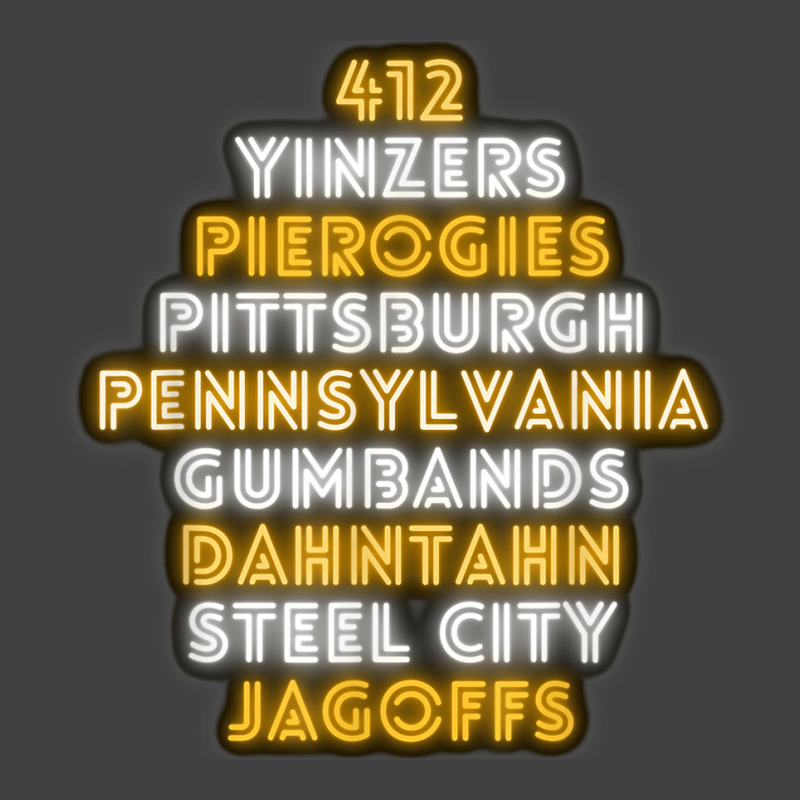 Pittsburgh 412 Jagoffs Yinzers Steel City Funny Retro Vintage T-shirt | Artistshot