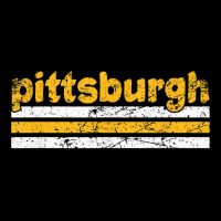 Pittsburgh Pennsylvania Three Stripe Vintage Weathered V-neck Tee | Artistshot