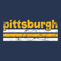 Pittsburgh Pennsylvania Three Stripe Vintage Weathered Men Denim Jacket | Artistshot