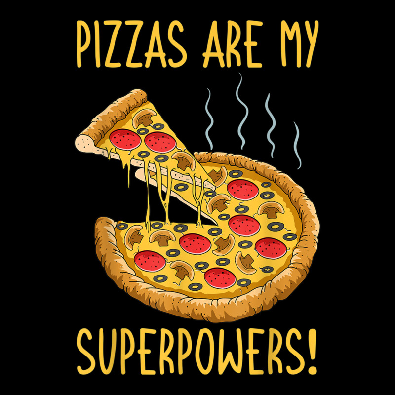 Pizza Superpower Slice Crust Neapolitan Pizzaiolo Pizzeria Long Sleeve Shirts | Artistshot