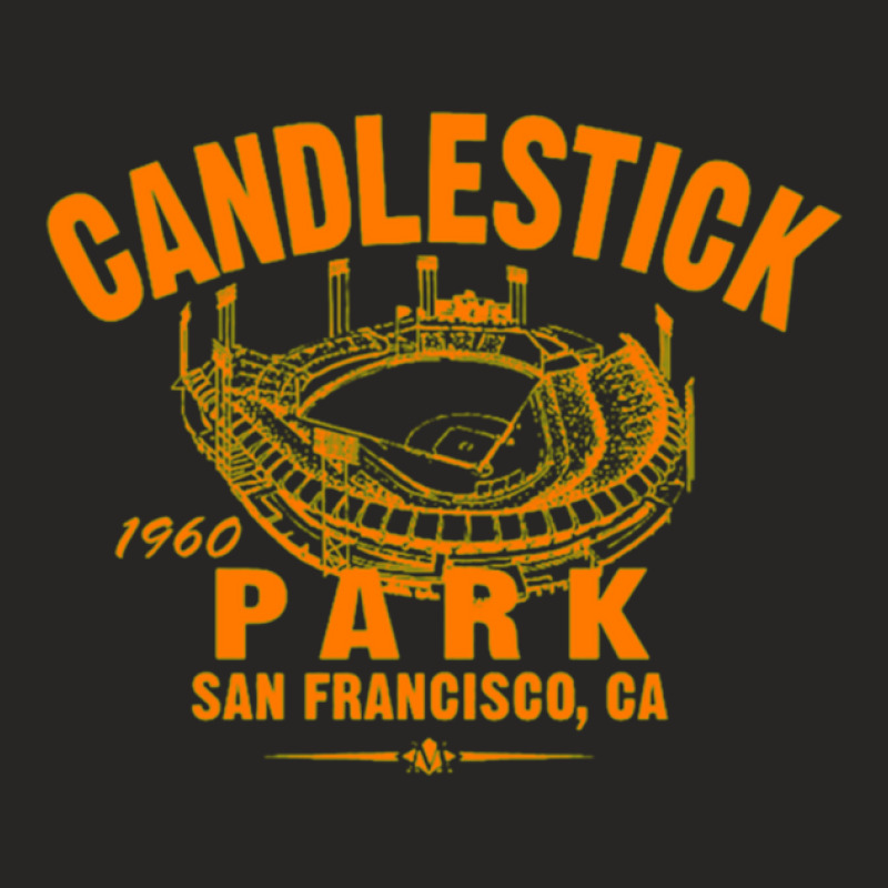 Candlestick Park Baseball San Francisco Ladies Fitted T-Shirt by AngelaHelton | Artistshot