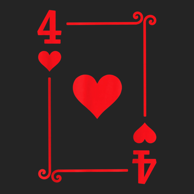 Playing Cards Matching Hearts Card Suits Four Card 3/4 Sleeve Shirt | Artistshot