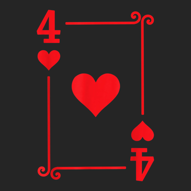 Playing Cards Matching Hearts Card Suits Four Card Unisex Hoodie | Artistshot