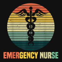 Retro Emergency Room Nurse Er Nursing Portrait Canvas Print | Artistshot