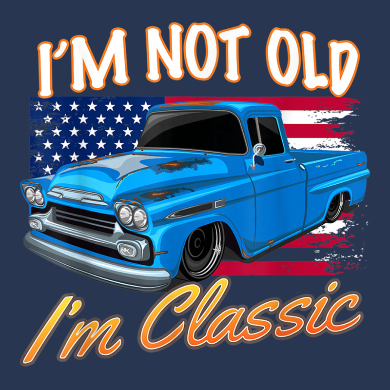 I'm Not Old I'm Classic Flag Funny Car Men's Women's Men Denim Jacket | Artistshot